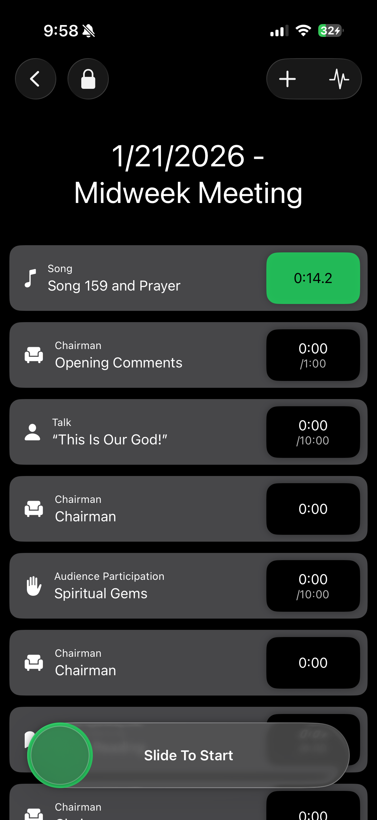 CLMtimer screenshot